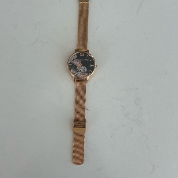 Olivia Burton London women’s Watch signature black face floral - Picture 2 of 5